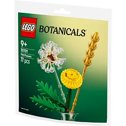 Конструктор LEGO Botanicals Польові квіти 77 деталей (30701) - мініатюра 2