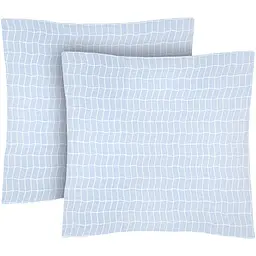 Набір наволочок Home Line бязь паркет світло блакитний 70 x 70 см (183257)