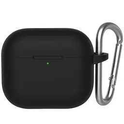 Силіконовий футляр BlueO Liquid silicone для навушників Airpods 4 Black