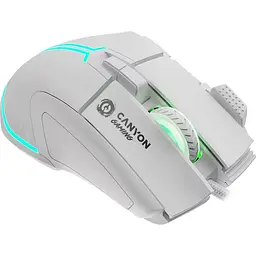 Миша Canyon mouse Fortnax GM-636 RGB 9buttons Wired White (CND-SGM636W) - мініатюра 3