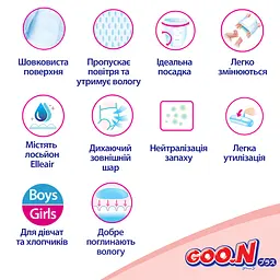 Трусики-подгузники Goo.N Plus ХXL (13-25 кг) 28 шт. для детей унисекс (21000634) - миниатюра 9