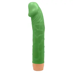 Вібратор - Barbara Bill Vibrator 8,8" Green - мініатюра 3