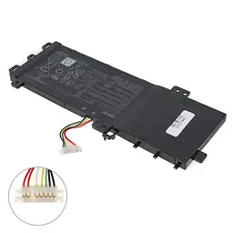 Акумулятор для ноутбука Asus C21N1818-1 (X412FA, X512FA, X412UB, X512FJ, X512FL) 7.7V 4850 mAh 37Wh Black (0B200-03190800) - мініатюра 2