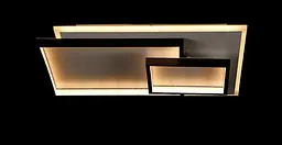 Люстра стельова LED Splendid Ray L2333/2+1, 3 лампи, чорнобіла, сучасний стиль для дому - мініатюра 3