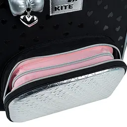 Рюкзак шкільний каркасний Kite Education Black&Silver (K26-556M-2) - мініатюра 7