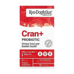 Вітамінно-мінеральний комплекс Kyolic Пробіотик з журавлиною, Kyo-Dophilus, Cran+ Probiotic, 60 капсул (WAK-35941)