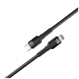 Дата кабель USB-C to Lightning 0.3m 3А black ColorWay (CW-CBPDCL054-BK) - мініатюра 3