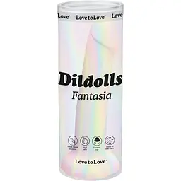 Неоновий фалоімітатор Love To Love Dildolls Fantasia 14.8 см райдужний