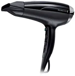 Фен Remington Pro-Air Shine, 2300Вт, 3 режими, дифузор, турмалінова іоніз-я, хол. обдув, чорний