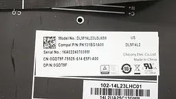 Клавіатура для ноутбука DELL (XPS: 15 9550) rus, black, без фрейма, підсвічування клавіш - мініатюра 3