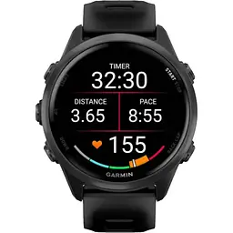 Смарт-годинник Garmin Forerunner 570 42mm Slate Gray Aluminum w. Translucent Black/Black Band (010-02970-00) - мініатюра 5