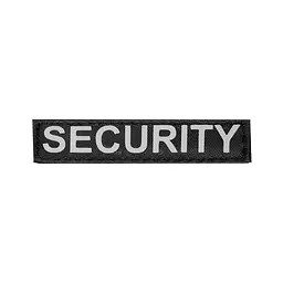 Змінний надпис "Dog Extreme" "SECURITY" великий для шлеї "POLICE" 3-4 розміру чорний
