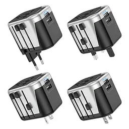 УЗП HOCO AC5 Level dual port universal conversion charger Чорний - мініатюра 2
