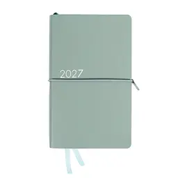 Деловой блокнот Leo Planner мягкий датированный 2027 Glory 252717 12х20 см 352 страницы фисташковый - миниатюра 2