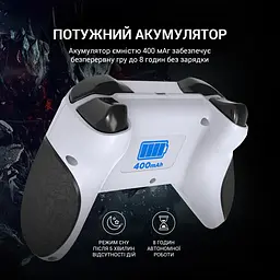 Геймпад GamePro бездротовий білий (MG650W) - мініатюра 16