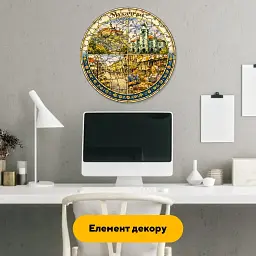 Дерев'яний фігурний пазл puzzlean Композиція Мукачева, А3, Дерев'яна коробка 200 елементів - мініатюра 6