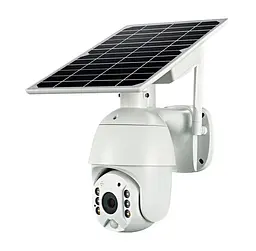 Wi-Fi видеокамера PiPO Q3 1080p с солнечной панелью, аккумулятор, угол обзора 120°, объектив 3.6 мм