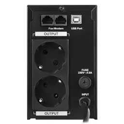 ДБЖ LogicPower LP UL650VA (390Вт) лінійно-інтерактивне, АКБ 12В 7Аг, USB, LCD - мініатюра 4