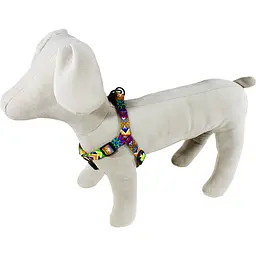 Шлея для собак Lucky Pet Вишиванка Гуцульська капронова 45-64х2 см - мініатюра 2