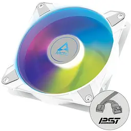 Кулер до корпусу ARCTIC P14 PWM PST A-RGB, білий - мініатюра 2