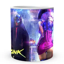 Кухоль GeekLand Cyberpunk 2077 Кіберпанк 2077 черниці CY 02.584 330 мл білий - мініатюра 3