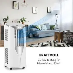 Кондиціонер мобільний Klarstein Breeze 9 9000 BTU / 2,6 кВт (10029704) - мініатюра 3