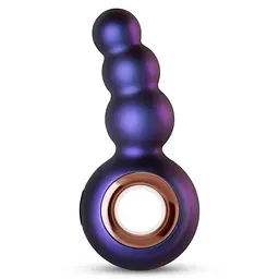 Анальна пробка з вібрацією Hueman Outer Space Vibrating Anal Plug, 13,2 см, фіолетовий