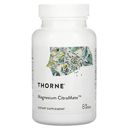 Цитрат магнію Thorne Magnesium Citramate, 90 капсул