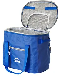 Термосумка Crivit 35L сумка-холодильник зі знімним пластиковим пакетом Синя - мініатюра 5