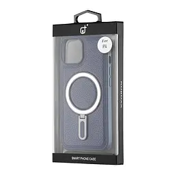Чохол Jinduka Leather Ringo iPhone 14 Blue - мініатюра 2