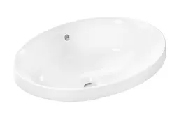 Умивальник Hansgrohe Xuniva D врізний на стільницю з переливом SmartClean white 61058450