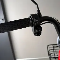 Електровелосипед EVOBIKE Nova S 500W 48V 12Ah з 2 сидіннями, корзиною та поворотниками, простий і надійний, для міста і села, червоного кольору - мініатюра 6