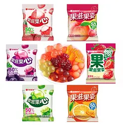 Жувальні цукерки Orion Strawberry Flavoured Gummy Candy 18г - мініатюра 4