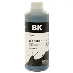 Чернила InkTec Epson LFP Pigment 1 L Light Black (EKI07-01LLB)