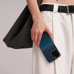Чохол-накладка Pitaka Tactile Woven Case Moonrise для iPhone 16 Pro (KI1601MO) - мініатюра 3