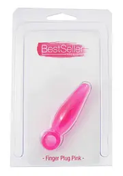 Анальна пробка Toyz4lovers Jammy Jelly Anal Finger Plug, 7,2 см (рожевий) - мініатюра 2