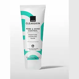 Очищаюча маска з екстрактом деревного вугілля AVON CLEARSKIN, 75 мл - мініатюра 1
