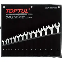 Набір комбінованих ключів 8-24 мм TOPTUL 14 шт. Dynamic GPAQ1402