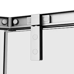 Душове огородження 5-corner Pivot AM.PM Gem 90×90 см, без піддону, хром профіль W90UG-405-9090-MT - мініатюра 4
