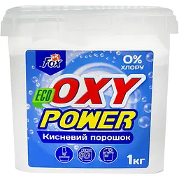 Кислородный стиральный порошок Domik expert Fox Oxy Power 1 кг