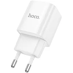 Мережевий зарядний пристрій Hoco C147A Charm PD20W+QC3.0 White (6942007630276) [173054] - мініатюра 5