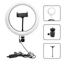 Кільцева LED лампа DK NNM-26 26см [122023] - мініатюра 2