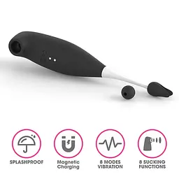 Стимулятор IJOY RECHARGEABLE CLIT PRO VIBRATOR LOVETOYS 66-LV430218 98580 - мініатюра 2