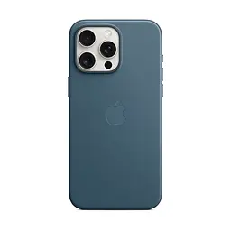 Чехол для Apple iPhone 15 Pro Max, FineWoven Case with MagSafe, синий, защитная накладка из материала FineWoven, противоударный, для iPhone, защита всего корпуса, поддержка беспроводной зарядки и MagSafe, (ARM71990)