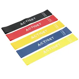 Резинки для фітнесу Actiget Mini Power Band набір 5 шт 1-20 кг ACT0104