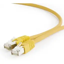 Патч-корд S/FTP Cablexpert литий, 50u штекер із клямкою, 1м, жовтий (PP6A-LSZHCU-Y-1M)