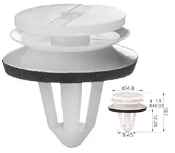Кліпса кріплення VW Audi Seat Skoda 6X0868243A (C1279)