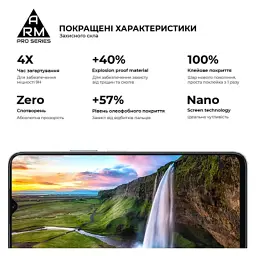 Скло захисне Armorstandart Pro Honor X6 / X6a Black (ARM69381) - мініатюра 5