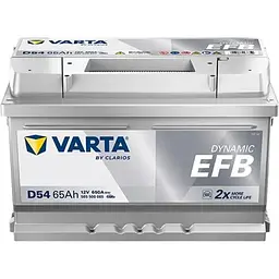 Автомобільний акумулятор Varta Blue Dynamic EFB 65Ah Н Ев -/+ 650EN D54