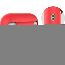Чохол AhaStyle Colorful Silicone Case для AirPods Pro 2 Red [CP-187-2-C-RD] [133843] - мініатюра 3